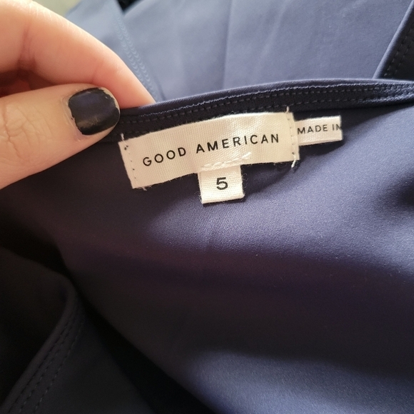 Good American Scuba Modern Square Neck Navy sizes 5 and 0 NWOT - Picture 2 of 7